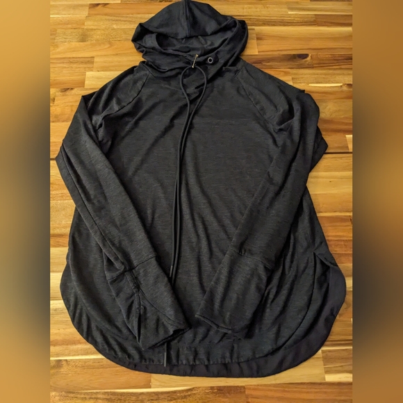 Athleta navy lightweight hoodie - Picture 1 of 5